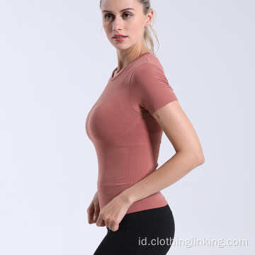 Baju Olahraga Seamless untuk Wanita